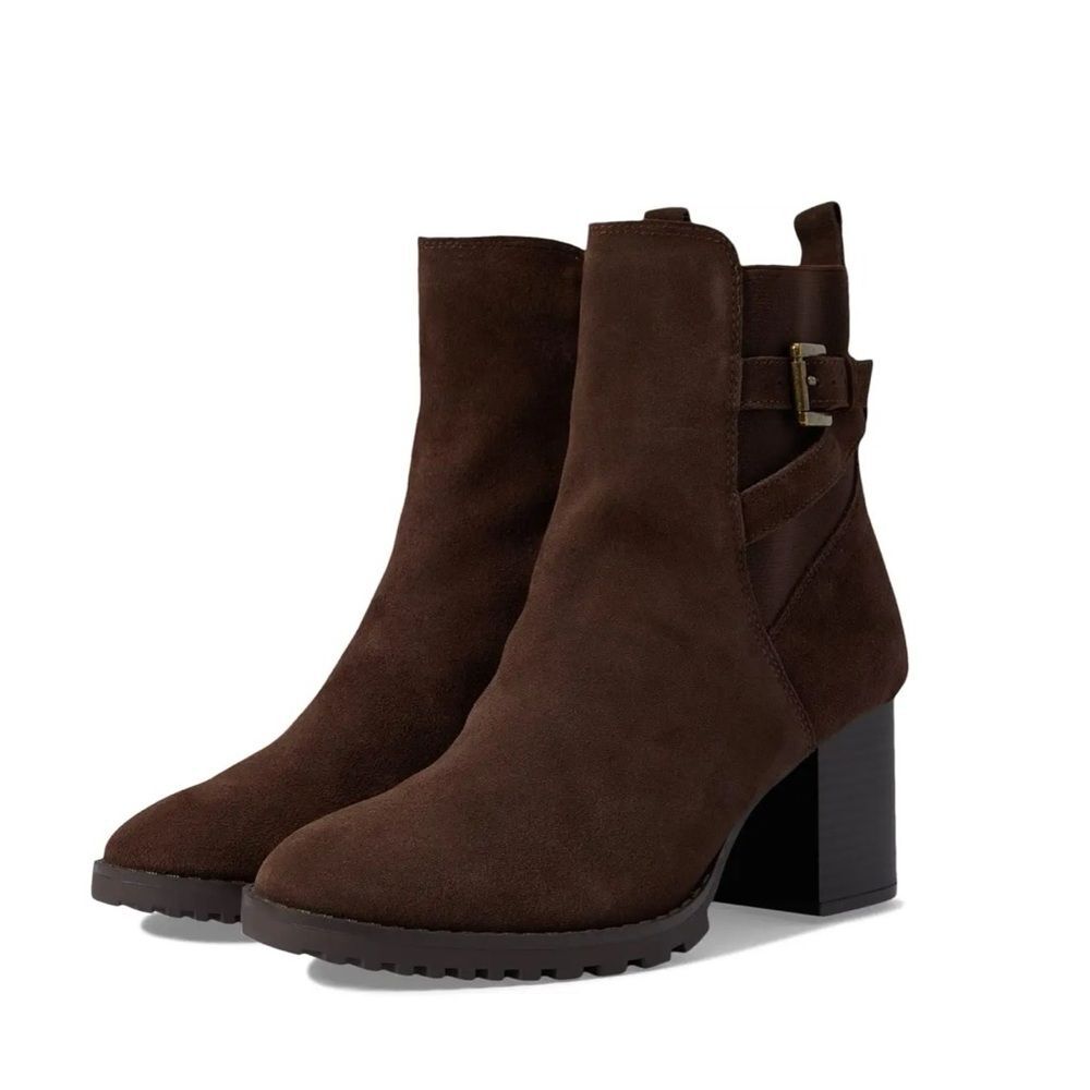 NEW Blondo Treasure Waterproof Brown Suede Ankle Boots Sz 9.5